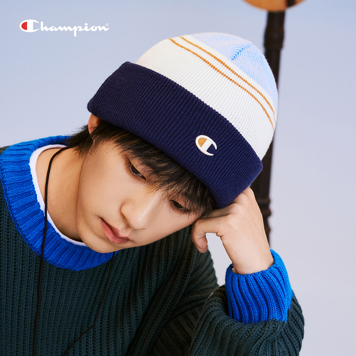 【暖暖舒芙蕾】Champion时尚户外情侣潮流针织帽子24FWA26