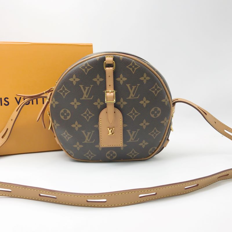 95新 LouisVuitton/路易威登 洋诚二手 LV老花大饼斜挎包