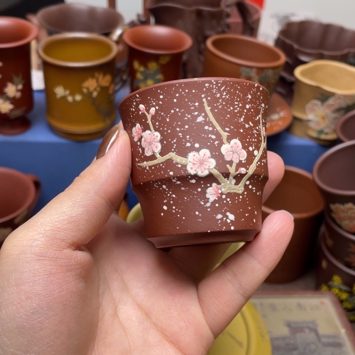 紫砂茶杯紫砂主人杯