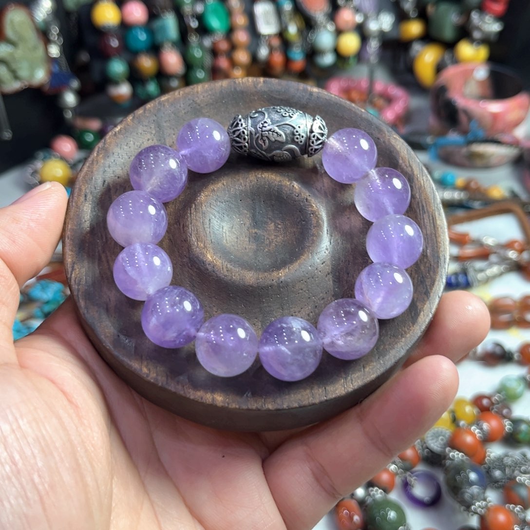 原创设计款薰衣草手链