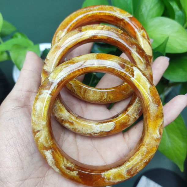 缅甸金沙蜜手镯-多样性发其一（拍下备注圈口联系客服）