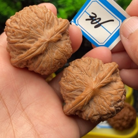 文玩核桃吊坠石子墨42.5