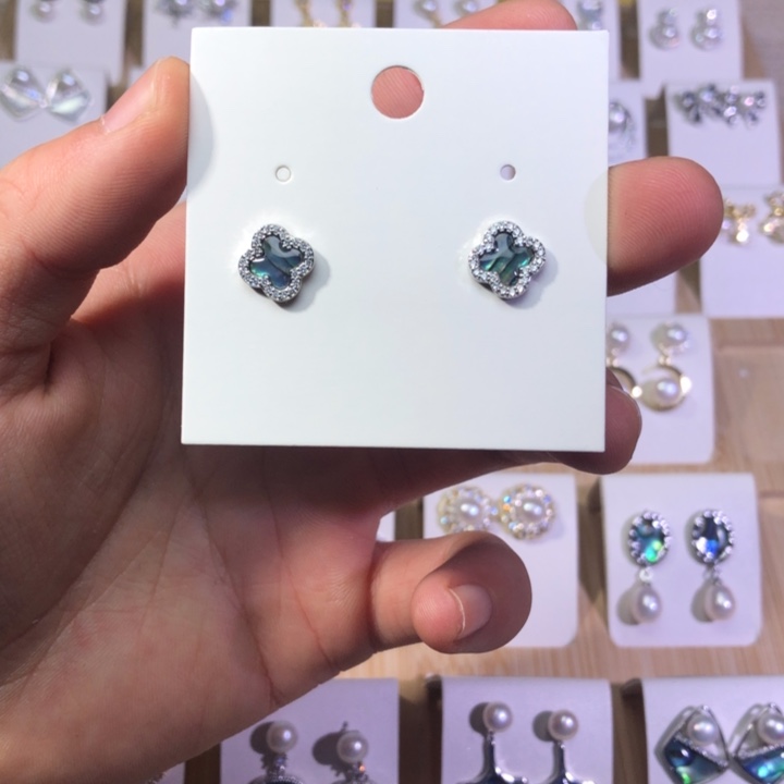 淡水珍珠耳饰银S925镶嵌