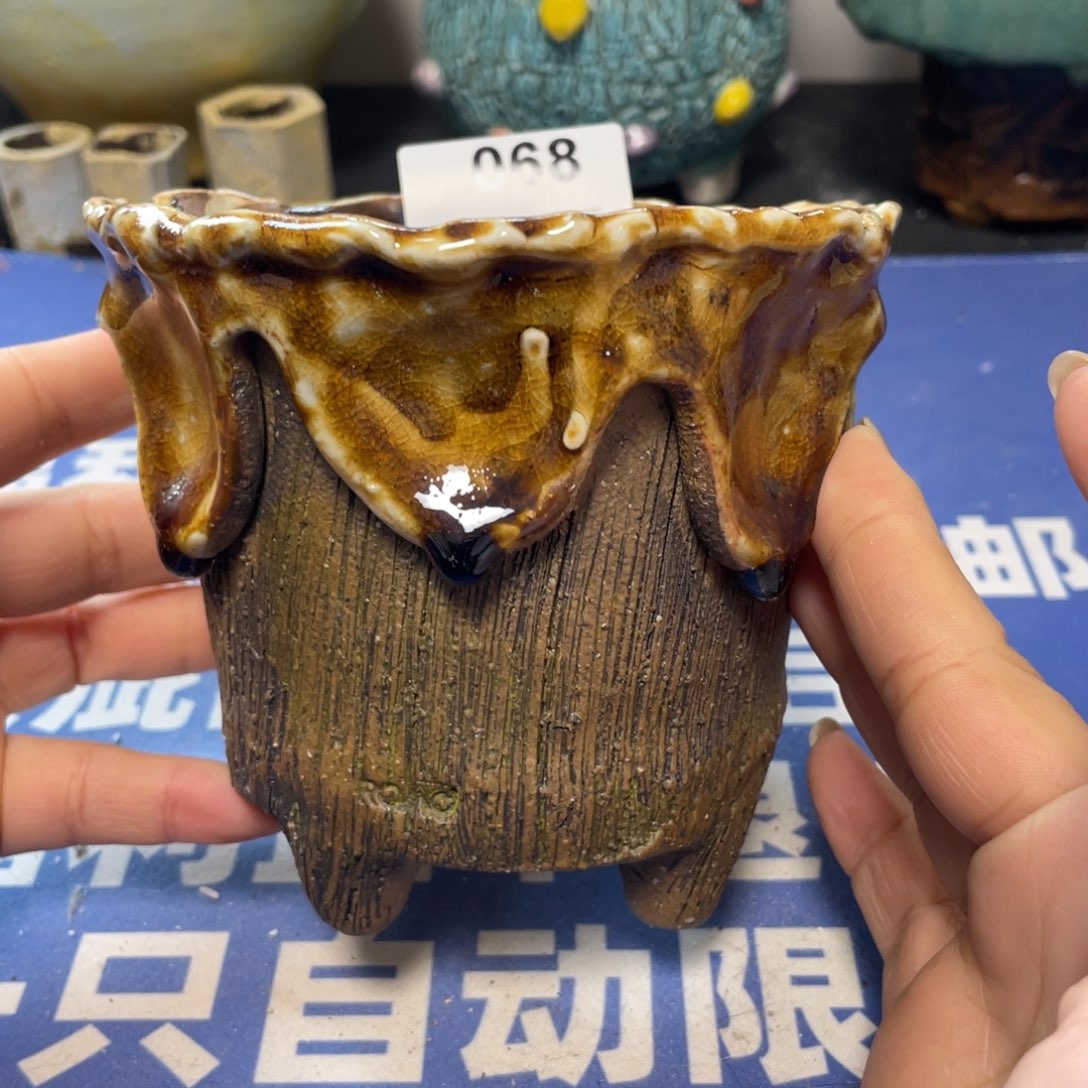 微瑕陶艺多肉花盆68