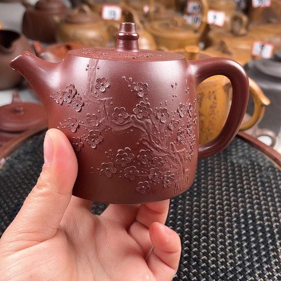 紫泥茶壶宜兴紫砂