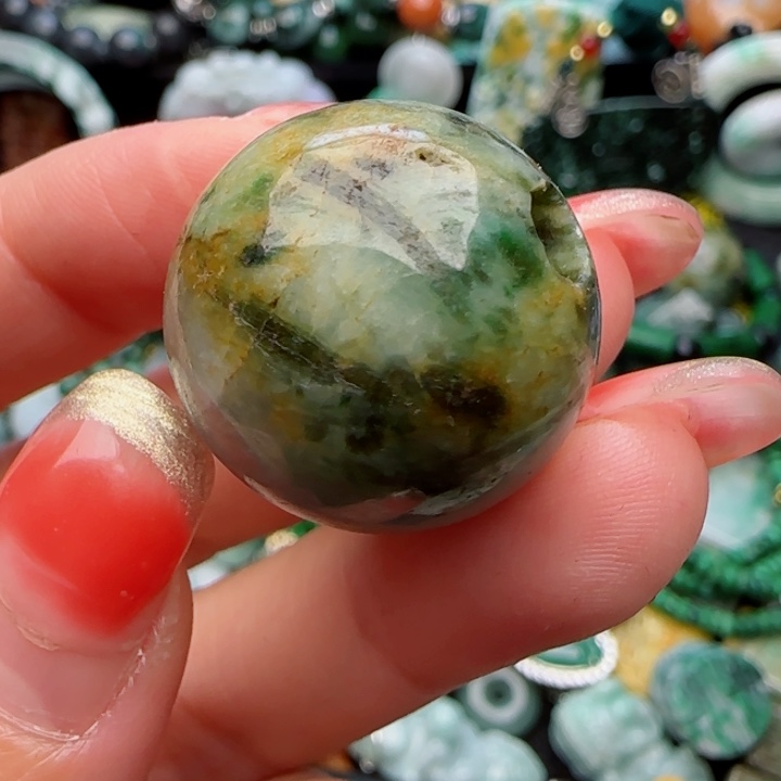 翡翠颈饰未镶嵌天然A货52