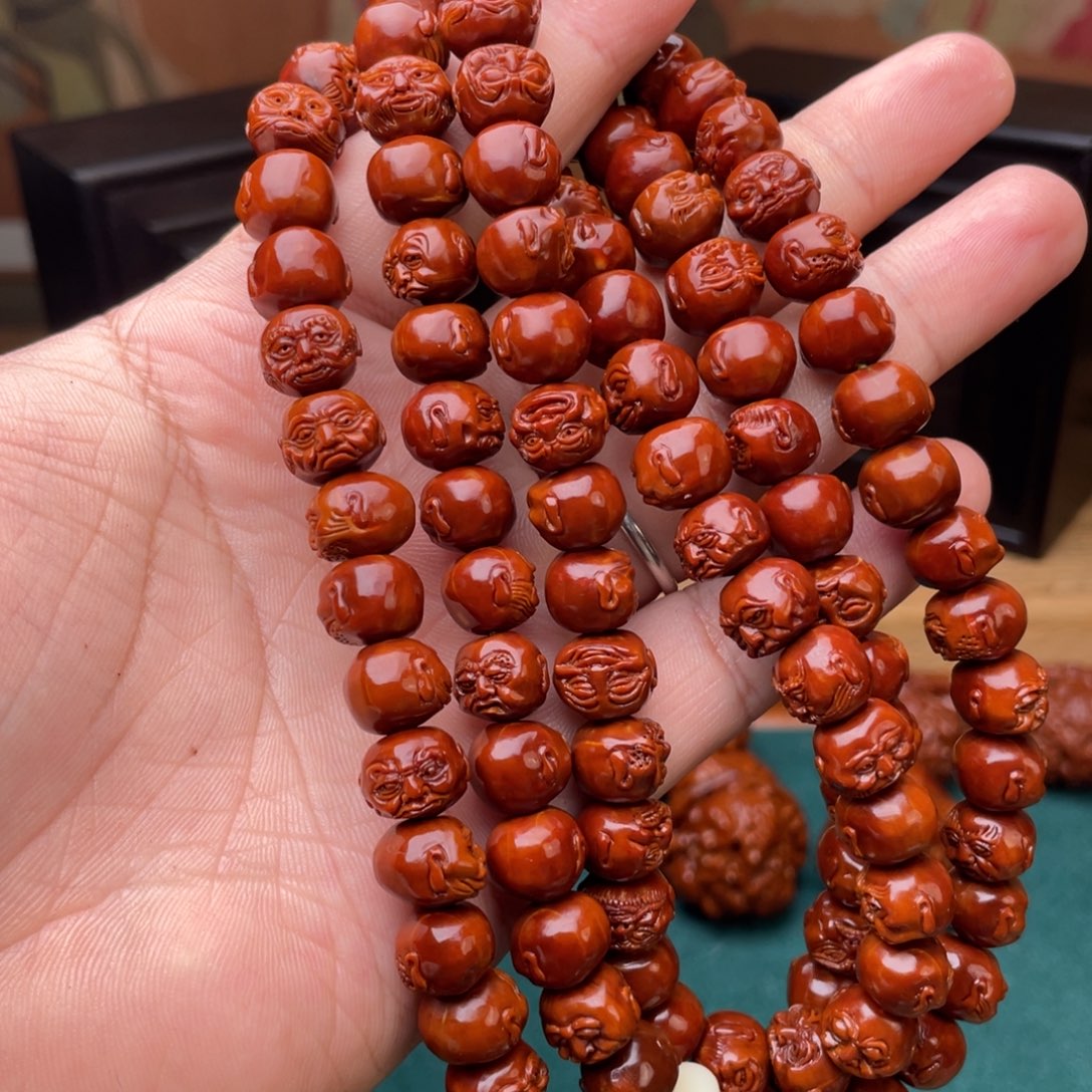 橄榄核吊坠觉108罗汉1.1回血