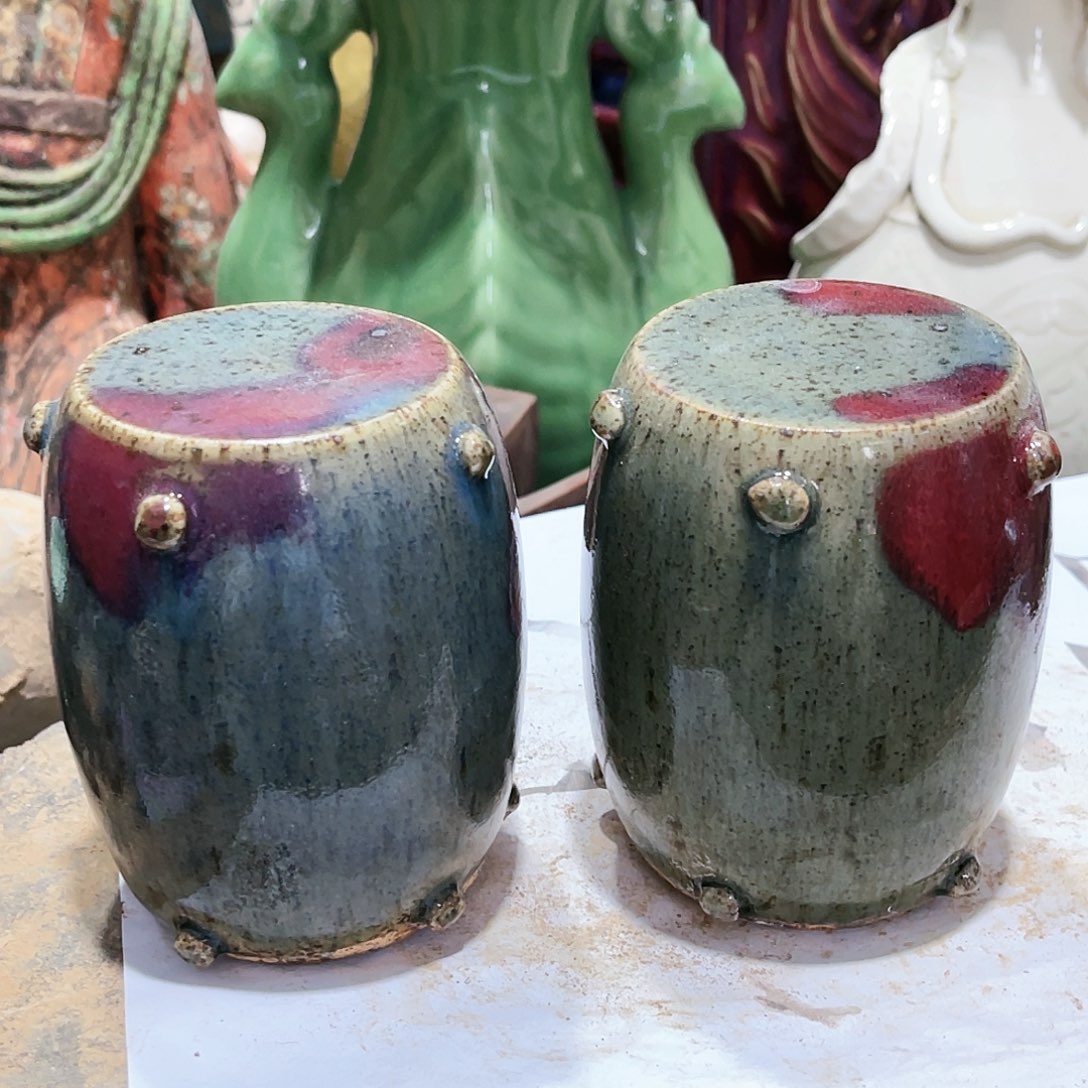 瓦当摆件摆件茶桌茶台陶瓷