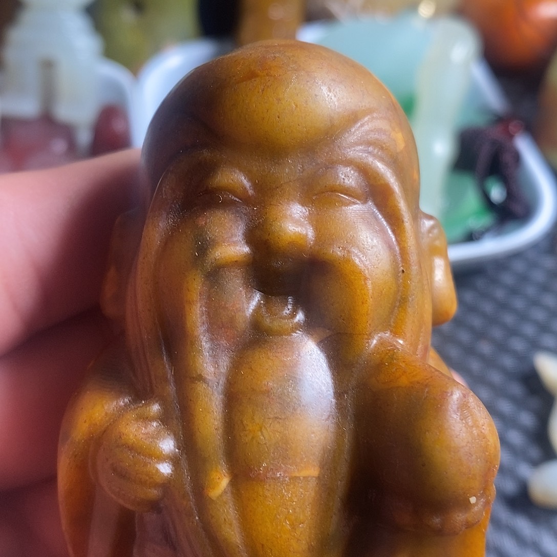 蛇纹石玉合金颈饰