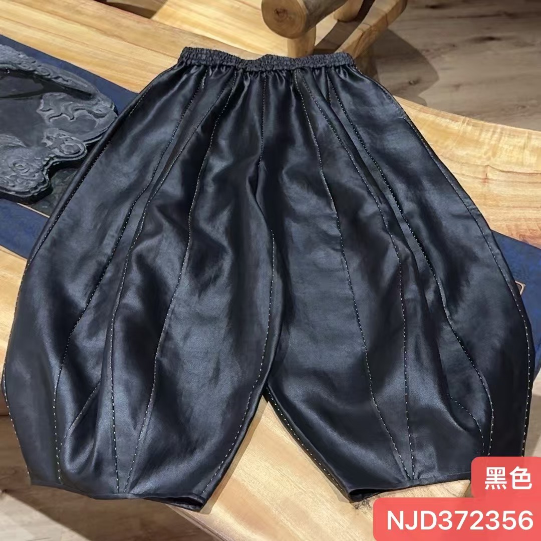 娜家油皮花苞裤NJD(372356)