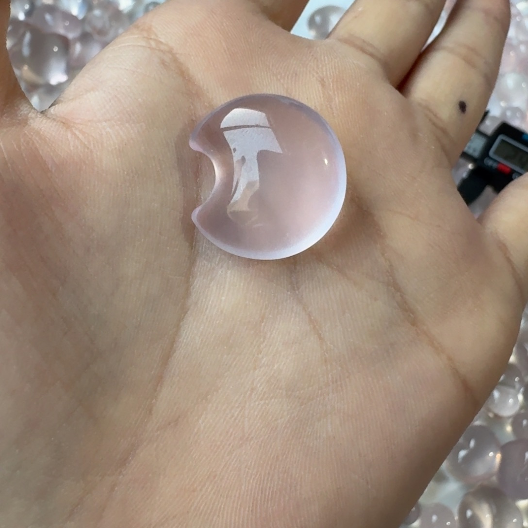水晶手链银S925镶嵌月亮一个