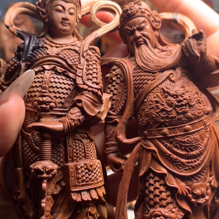 檀香木把件老山檀木微瑕