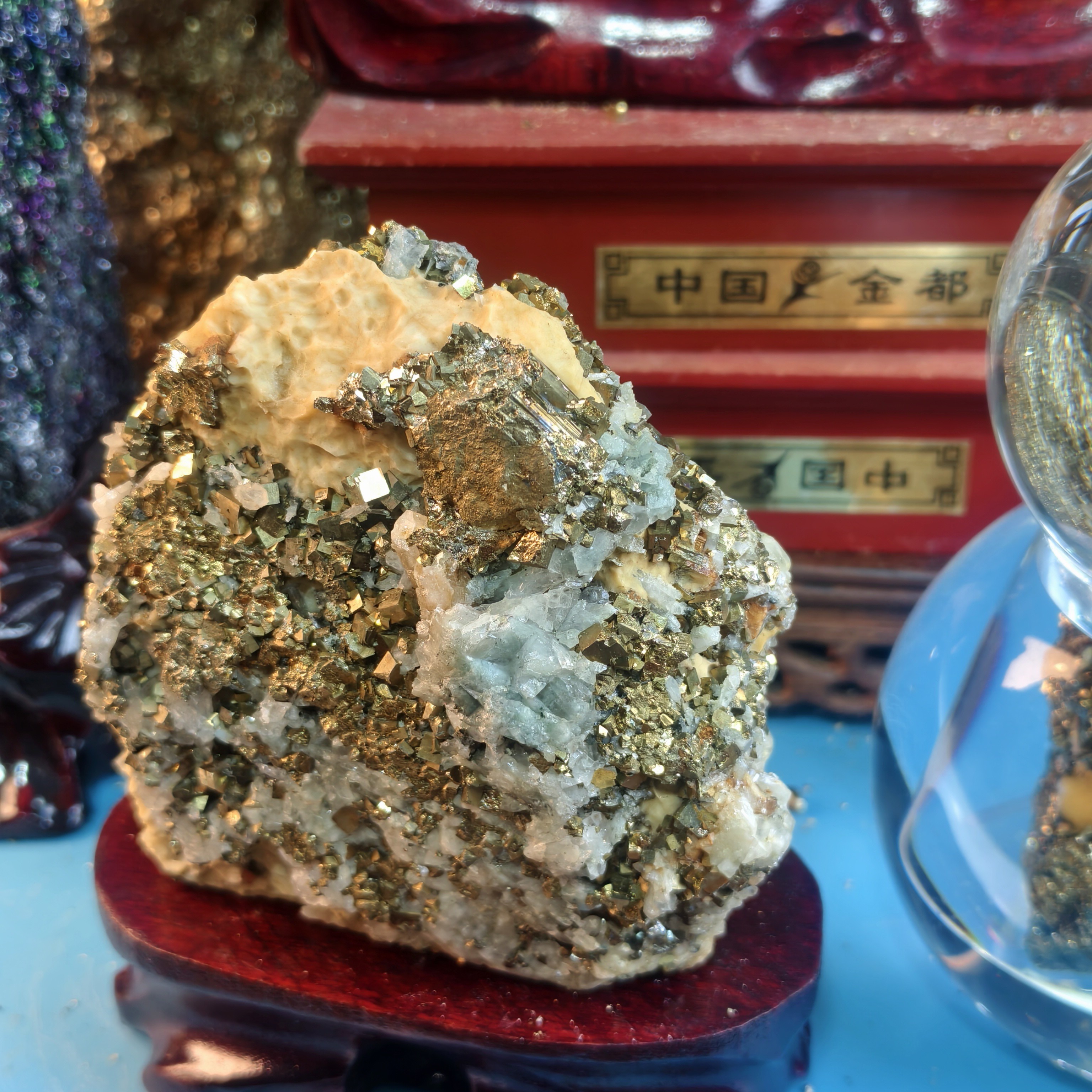 石英脉金矿石原石摆件精品高货