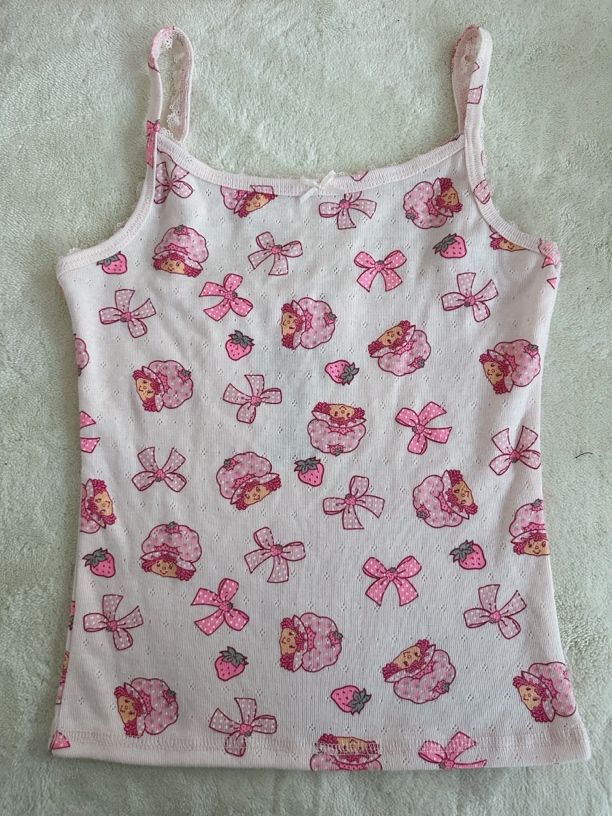 可爱草莓女孩吊带