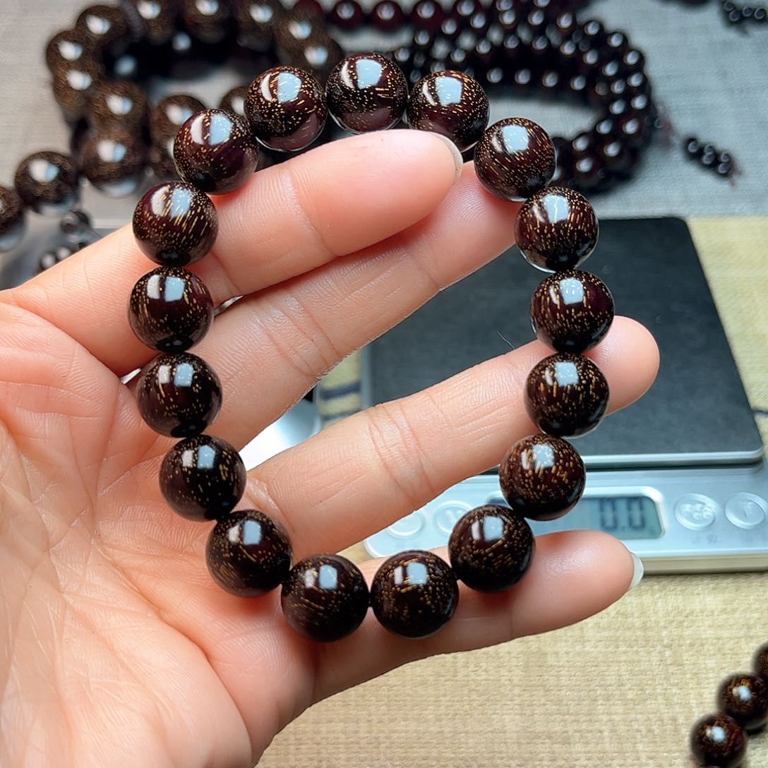 檀香紫檀（小叶紫檀）1.2 17颗 爆星