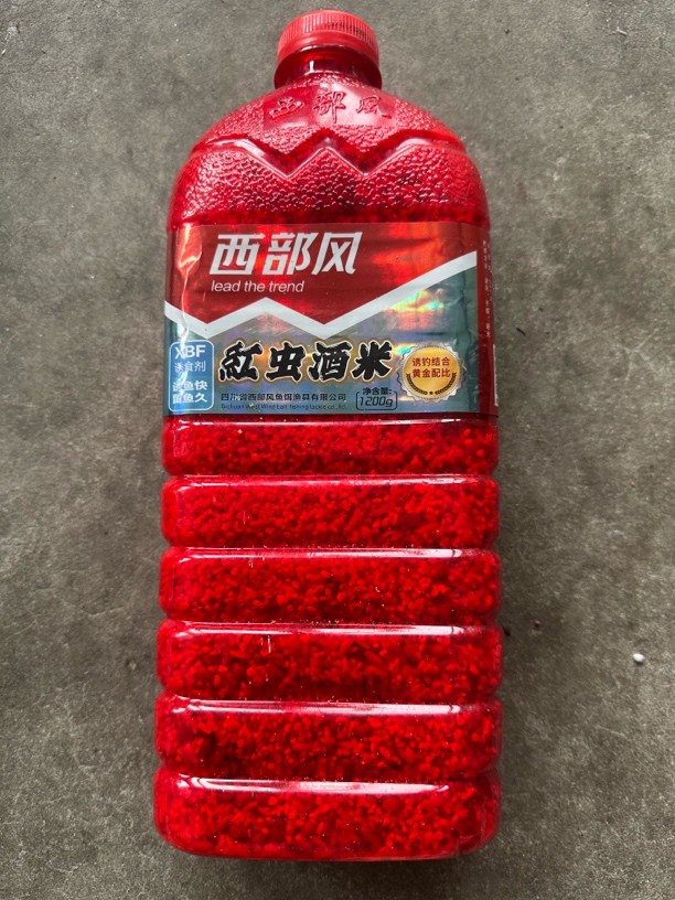 西部风红虫酒米1200克红色1瓶2023年3月