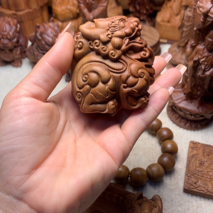 檀香木其他老山檀香手把件