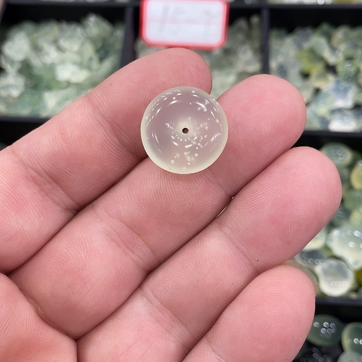 蛇纹石玉合金颈饰