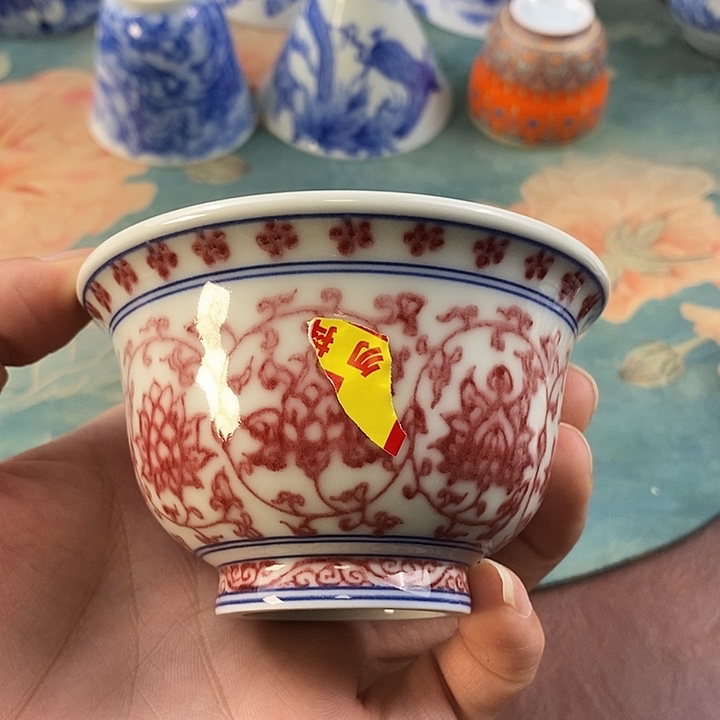 杯现代景德镇全手工全手绘茶具168888