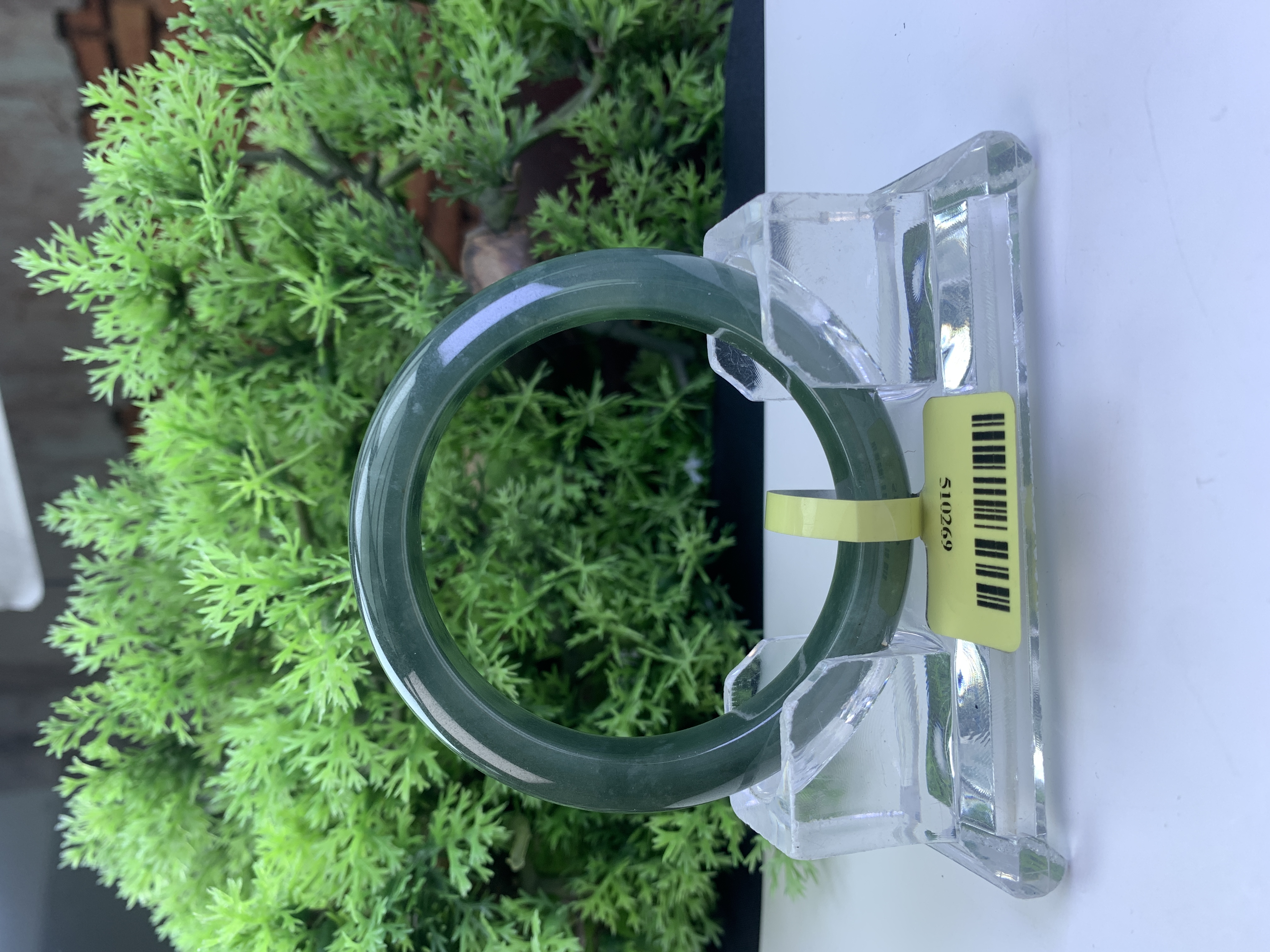 【刘思懿】天然缅甸A货翡翠手镯-N-8