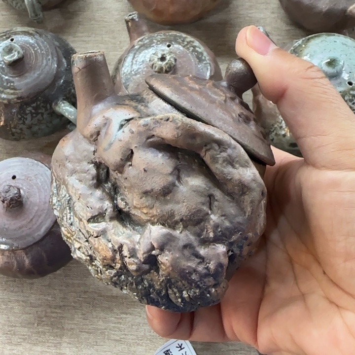 粗砂茶壶柴烧新品多多