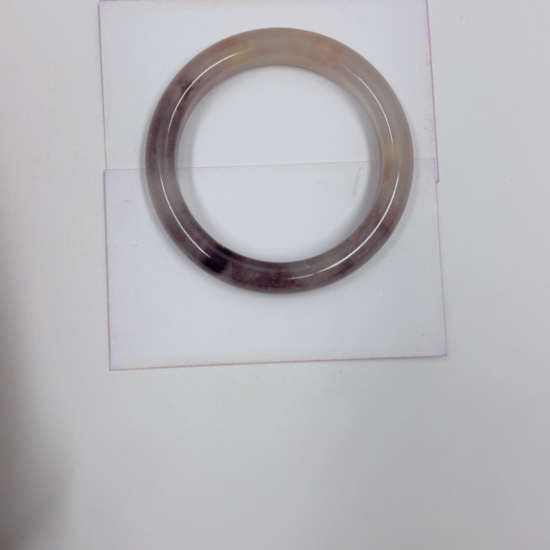 橘***水石英质玉未镶嵌手镯