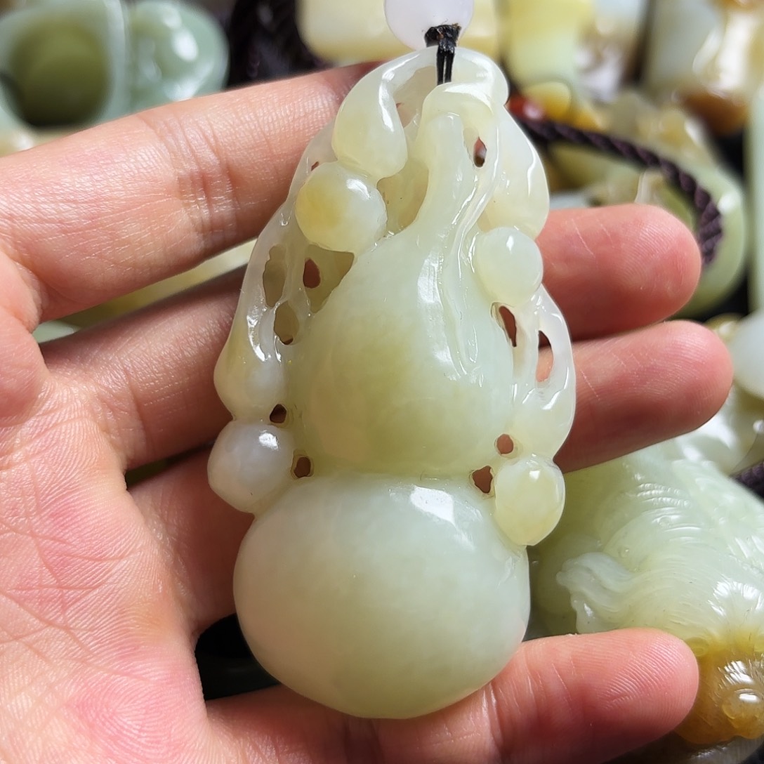 吊坠(不含链)未镶嵌和田玉