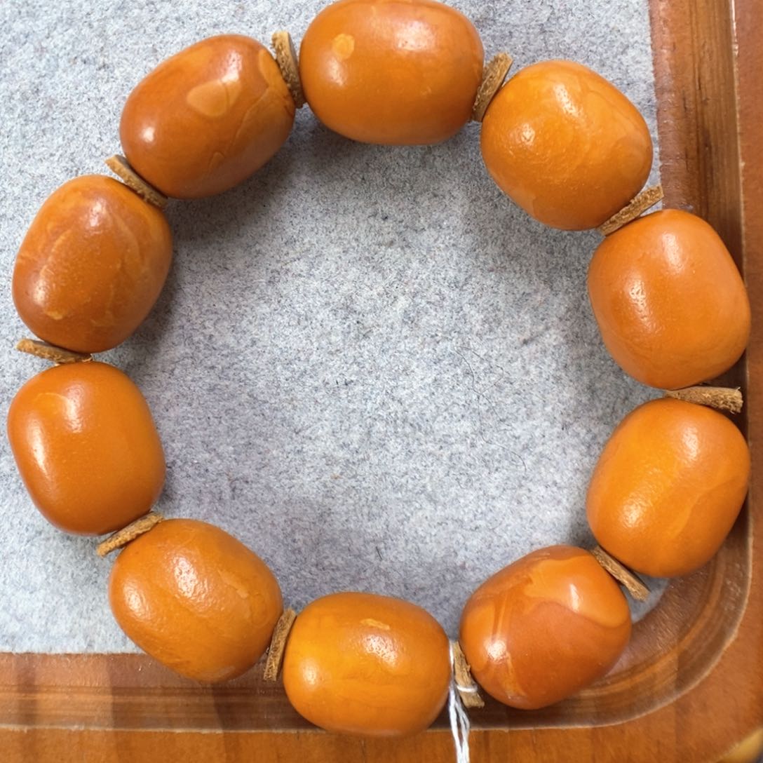 蜜蜡手串未镶嵌蜜蜡手串