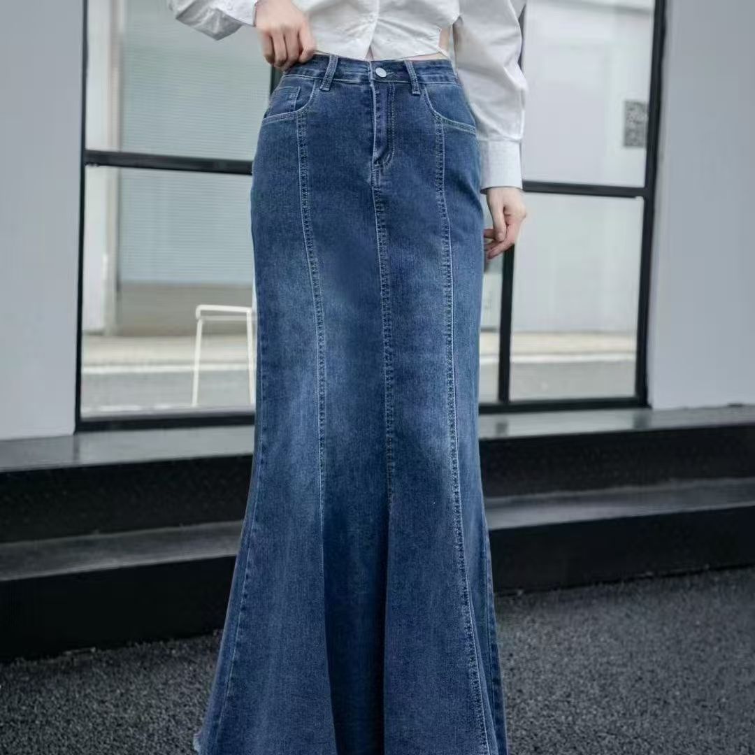 TISUO/绨索印染欧美风哈伦裤牛仔裤松紧腰长裤孤品集合