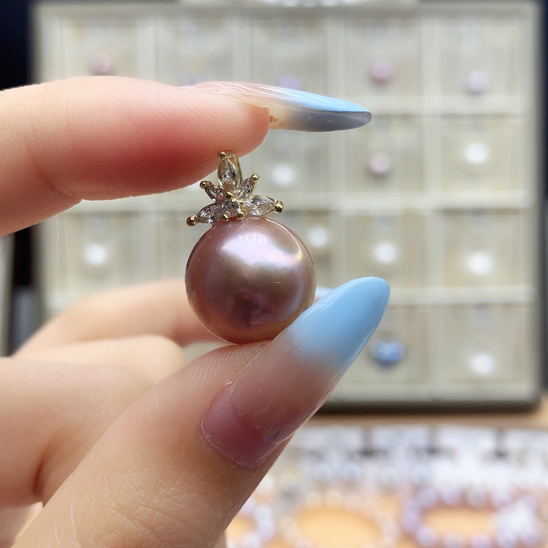 淡水珍珠合金颈饰