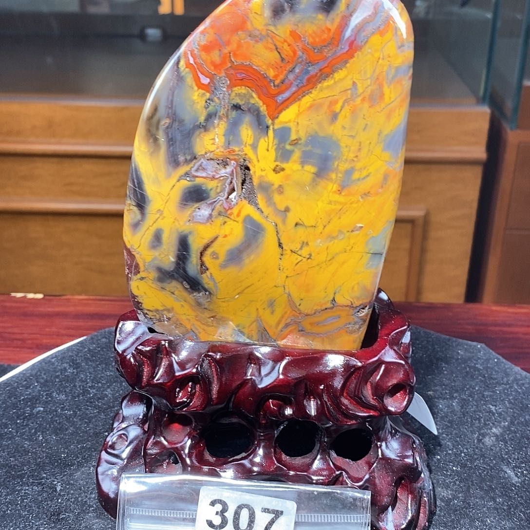 硅化玉天然北票硅化玉原石高度22厘米未镶嵌天然北票硅化玉原石