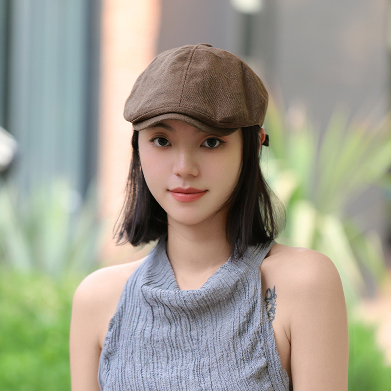 MUSTKOO/玛诗杜复古英伦贝雷帽百搭显脸小春秋休闲MH-6486