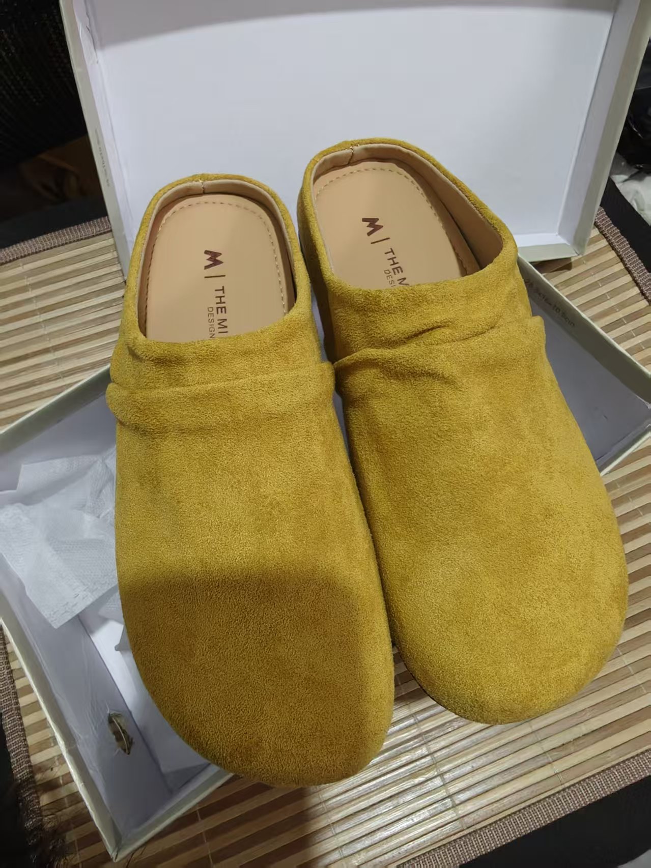 （柚子同款）HZ秋款褶皱半拖0812