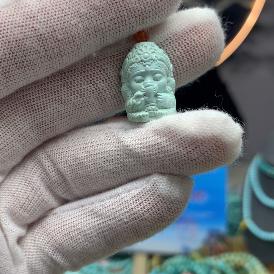 绿松石挂件未镶嵌