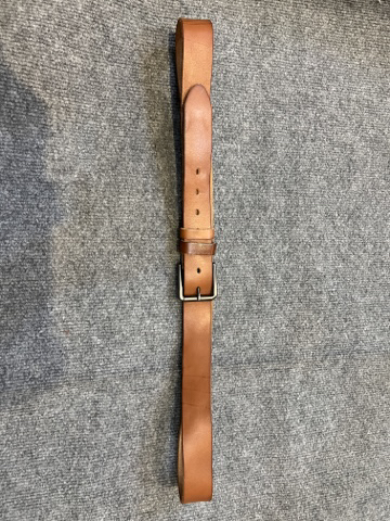 百搭针扣圆扣男皮革包裹腰带皮带潮流女士简约复古经典男士