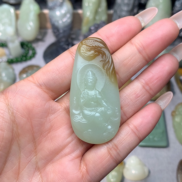 和田玉挂件未镶嵌