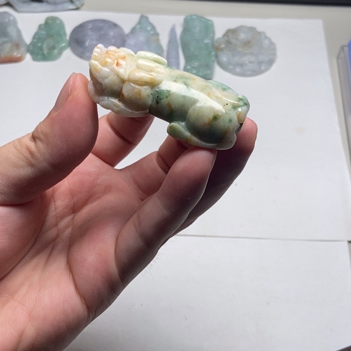 颈饰未镶嵌翡翠貔貅12