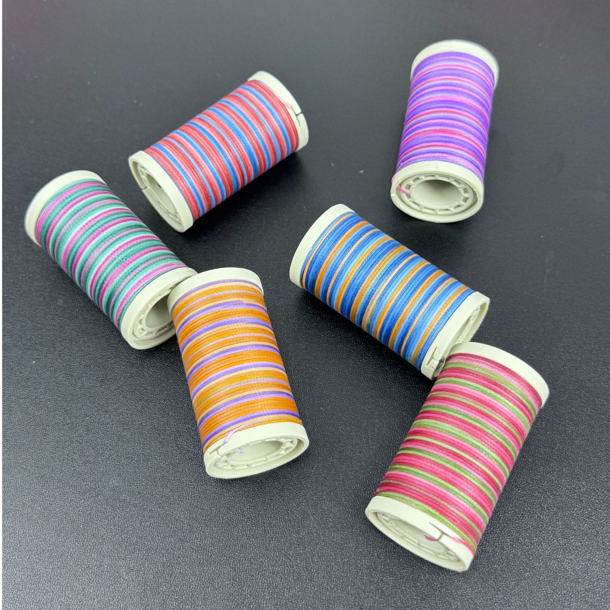0.4/0.5段染扁蜡手工DIY编织必备手工编织手绳专用扁蜡线