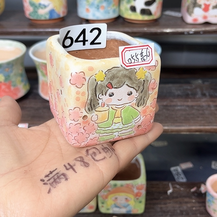 手工制作多肉花盆