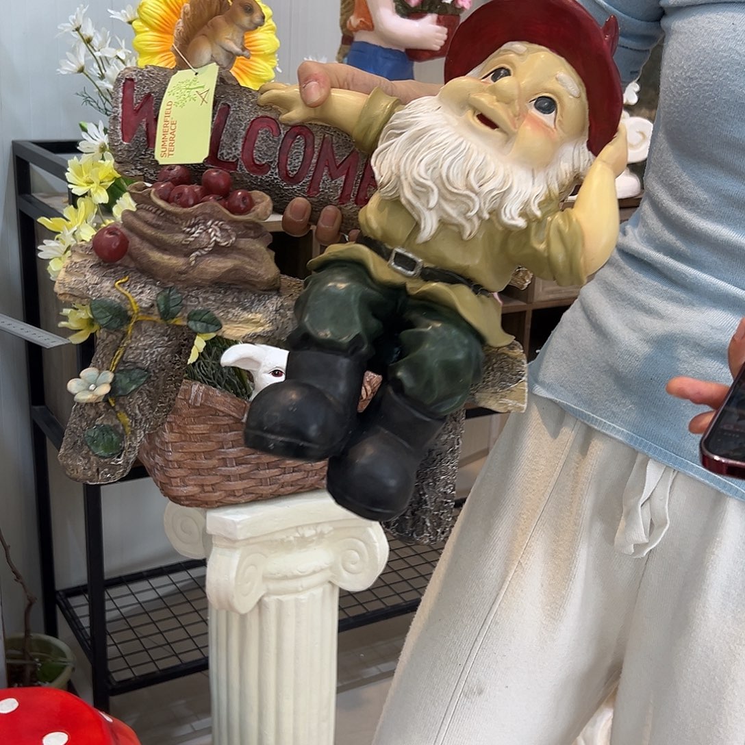 花园摆件红红火火