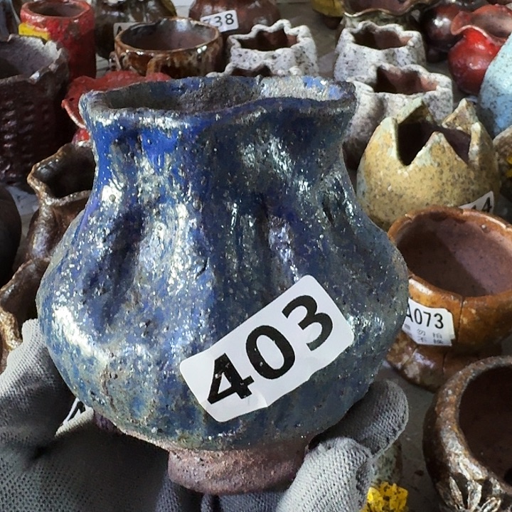 内口6高10粗陶手工