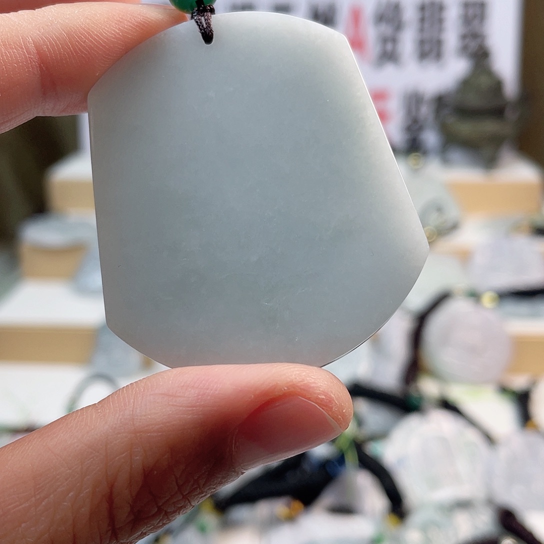 翡翠颈饰未镶嵌0420挂件