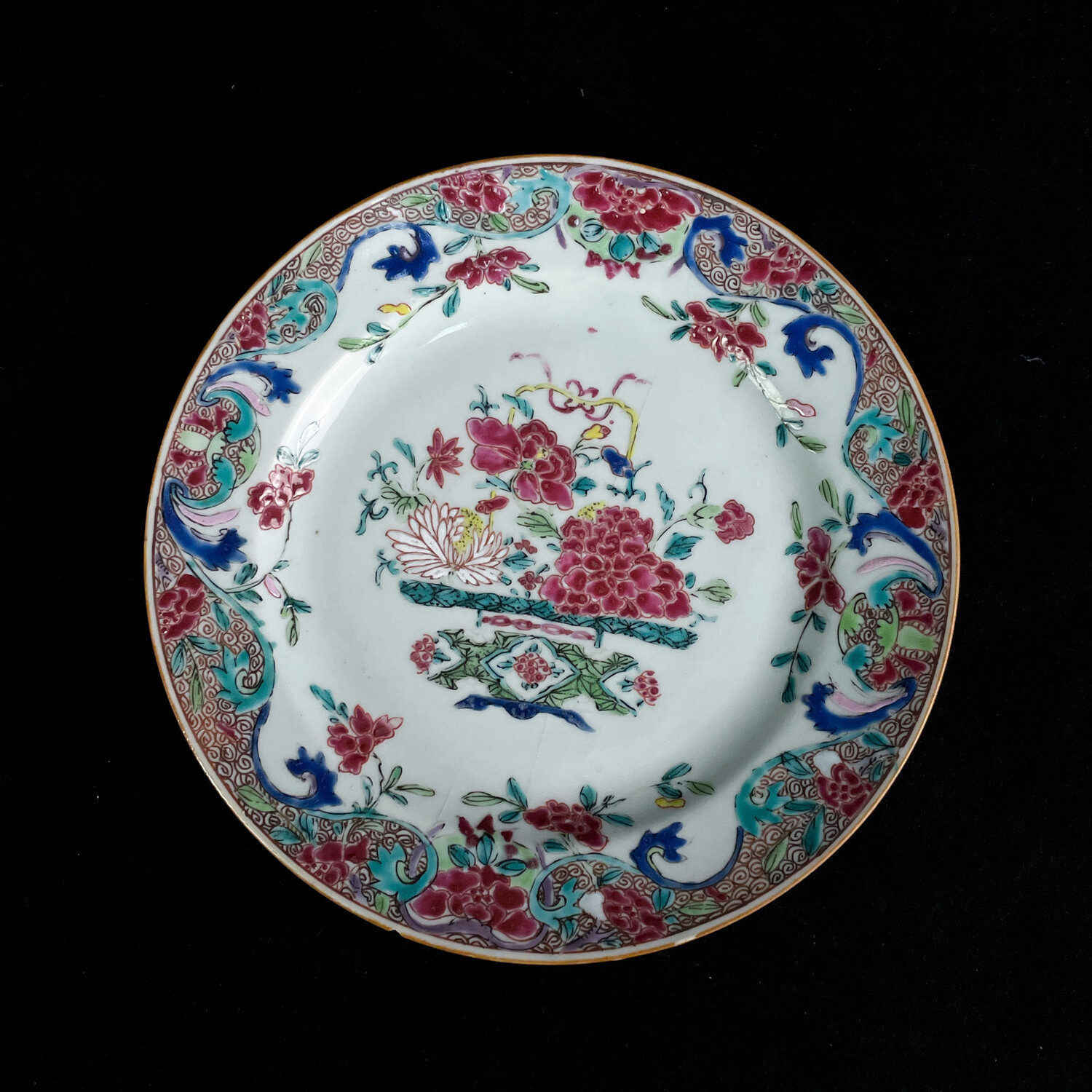 M25L8008516 - 清雍正 粉彩花卉大盘1