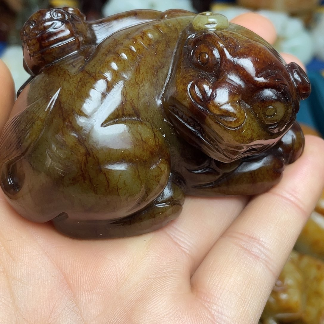 用***5和田玉未镶嵌挂件