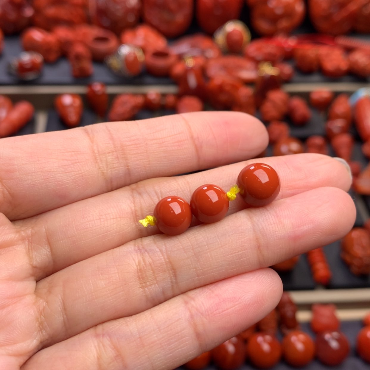 【闪购商品】南红玛瑙圆珠未镶嵌【****】