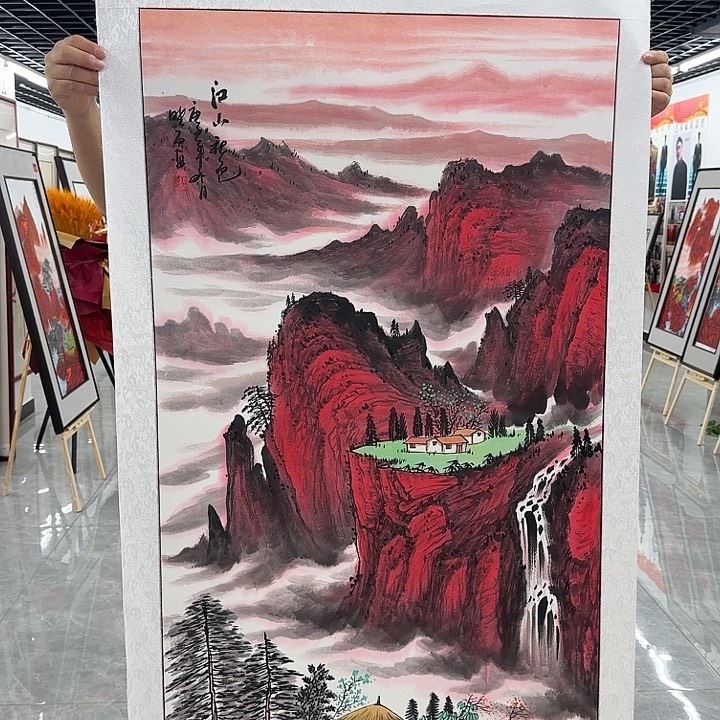 国画书法作品多次参加全国