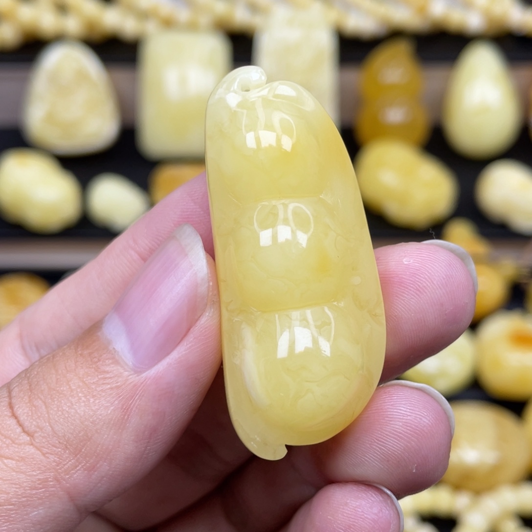 琥珀未镶嵌裸石琥珀蜜蜡