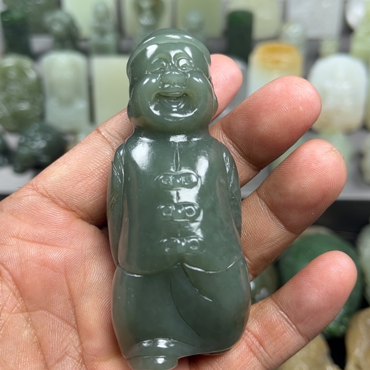 和田玉挂件未镶嵌看*闹