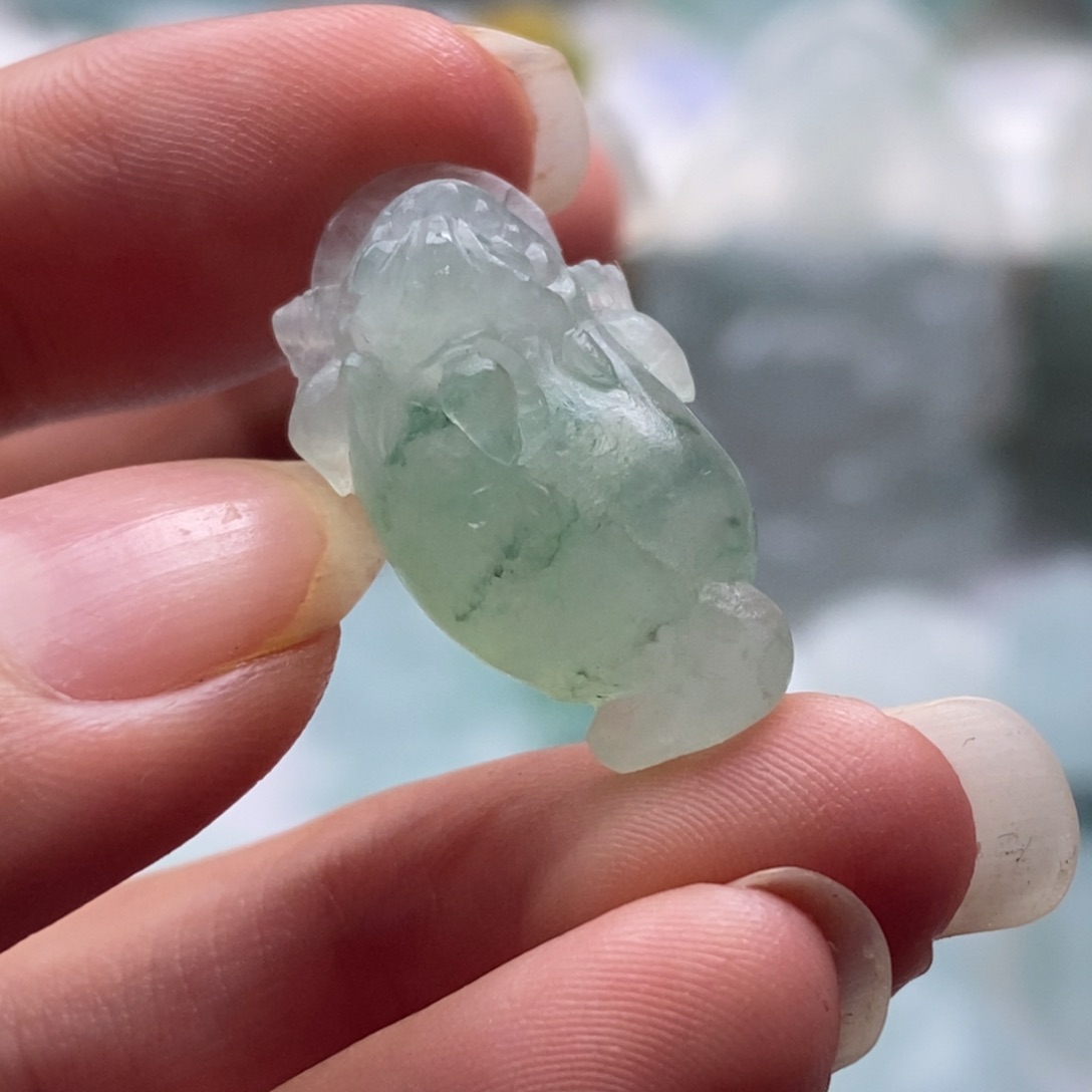 未镶嵌定制翡翠A**y毛货无鉴赏期