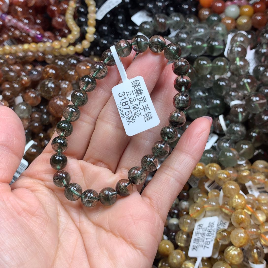 水晶手链未镶嵌天然